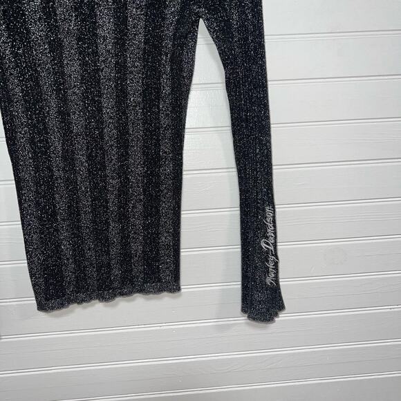 Harley Davidson Vintage 2007 Size Medium Sparkly Shimmer Goth Punk Grunge Shirt - Picture 5 of 11